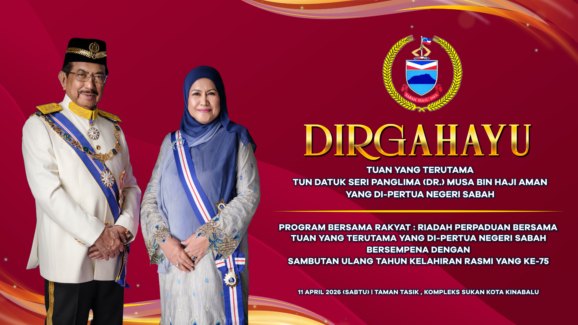 PROGRAM BERSAMA RAKYAT : RIADAH PERPADUAN BERSAMA TUAN YANG TERUTAMA YANG DI PERTUA NEGERI SABAH