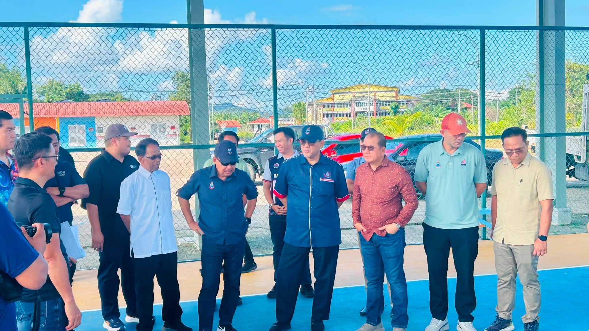 LAWATAN KERJA YB MENTERI KE KOMPLEKS SUKAN BEAUFORT_1