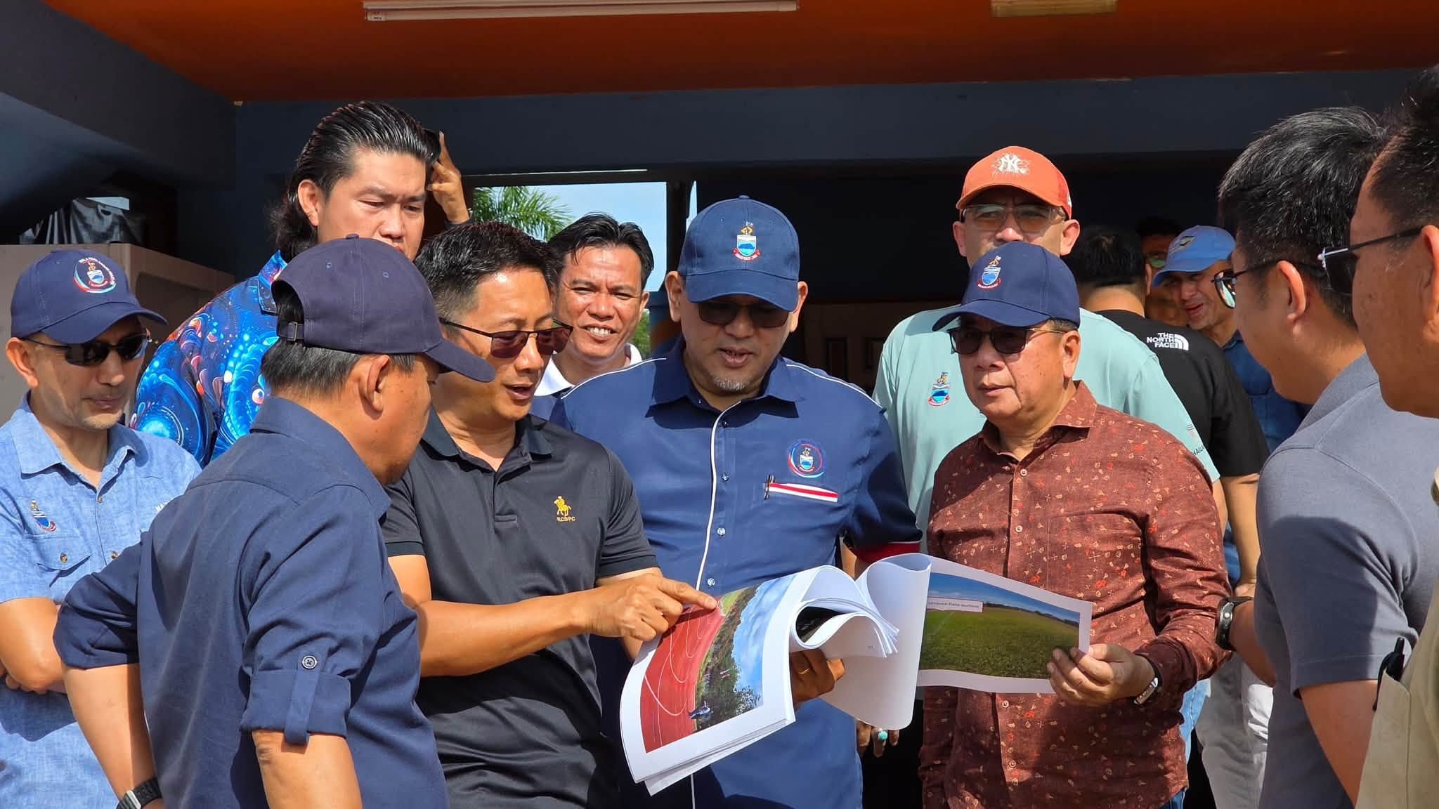 LAWATAN KERJA YB MENTERI KE KOMPLEKS SUKAN BEAUFORT_3